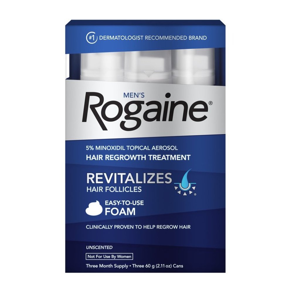 Unopened box of Men's Rogaine Foam